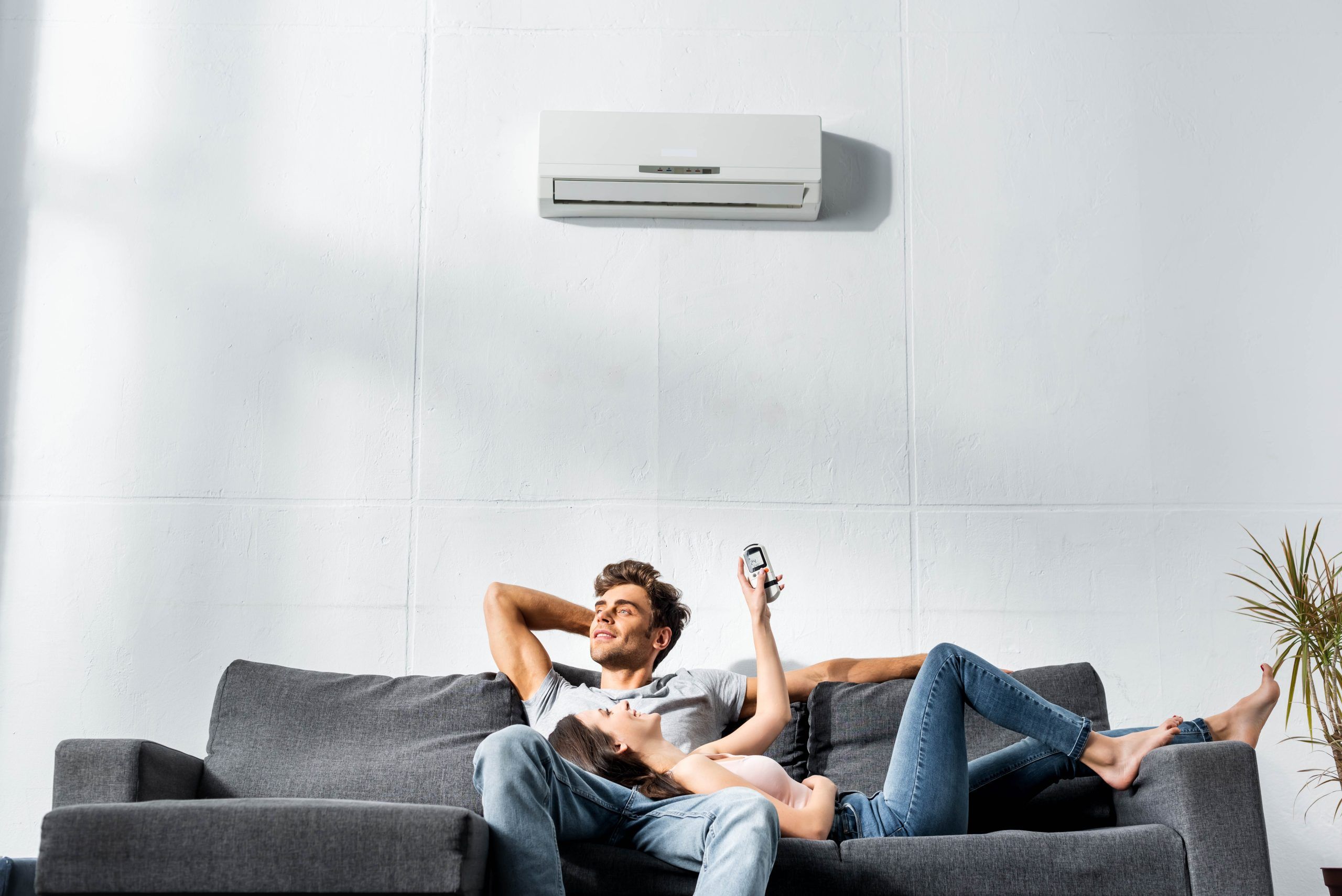 People using efficient AC solutions